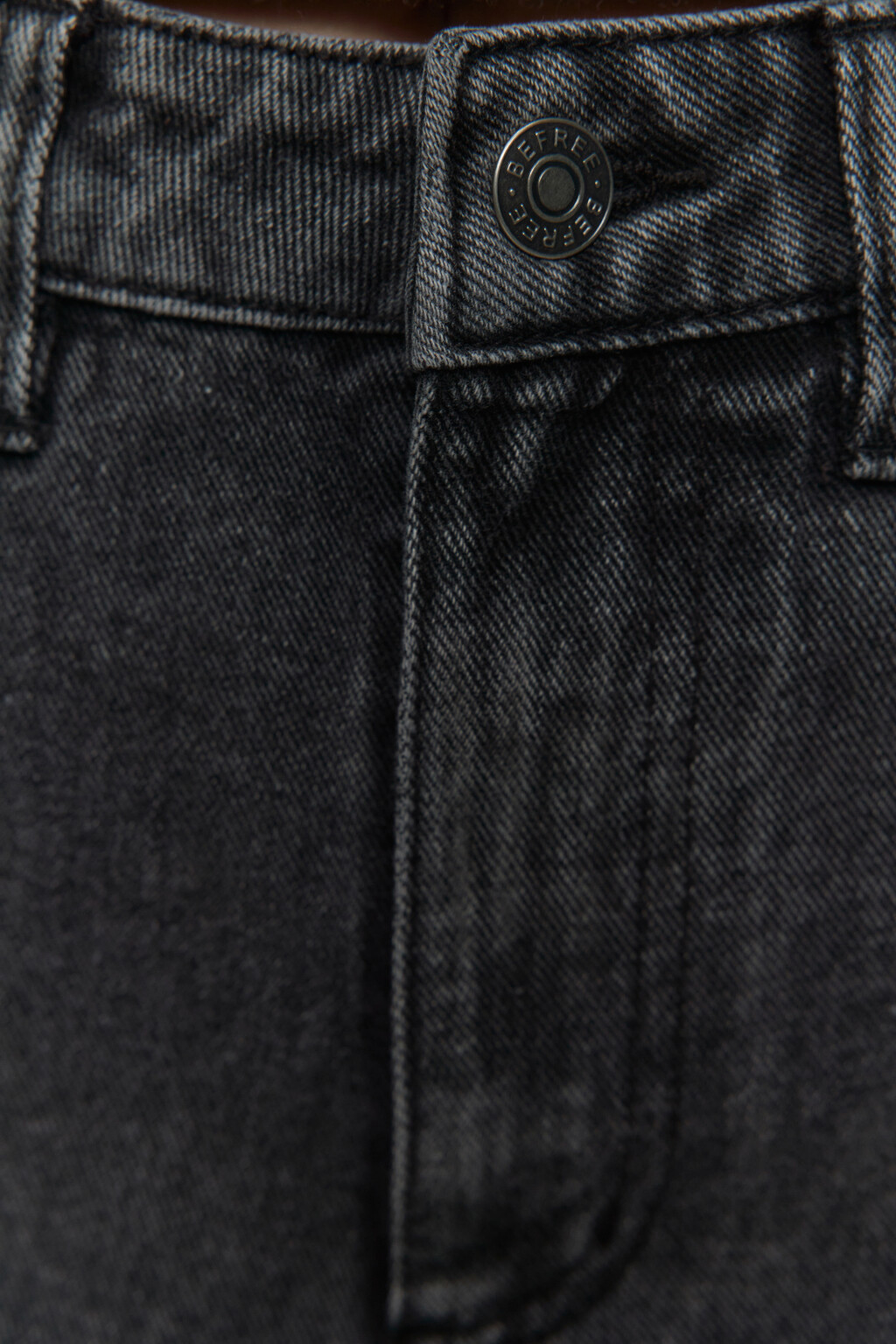 Джинсы WIDE широкие с высокой посадкой - цвет серый - 5