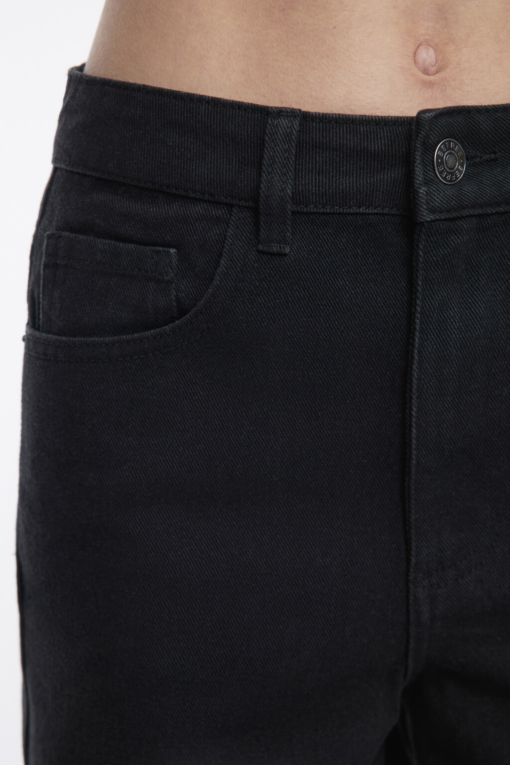 Джинсы WIDE широкие с высокой посадкой - цвет черный - 7