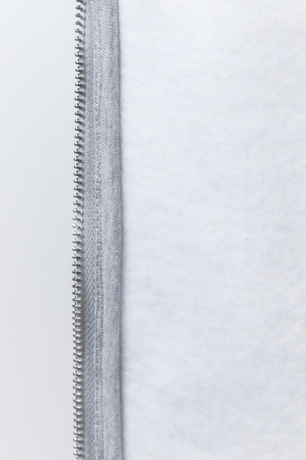 Худи-зипка oversize утепленная с капюшоном - цвет серый - 9