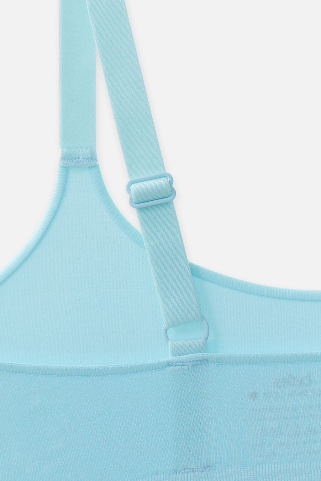 бюстгальтер-топ без косточек - цвет голубой - 3