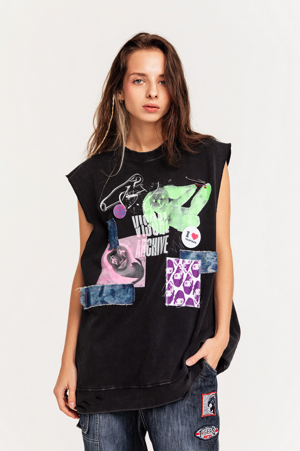 жилет женский - цвет мультиколор - 2