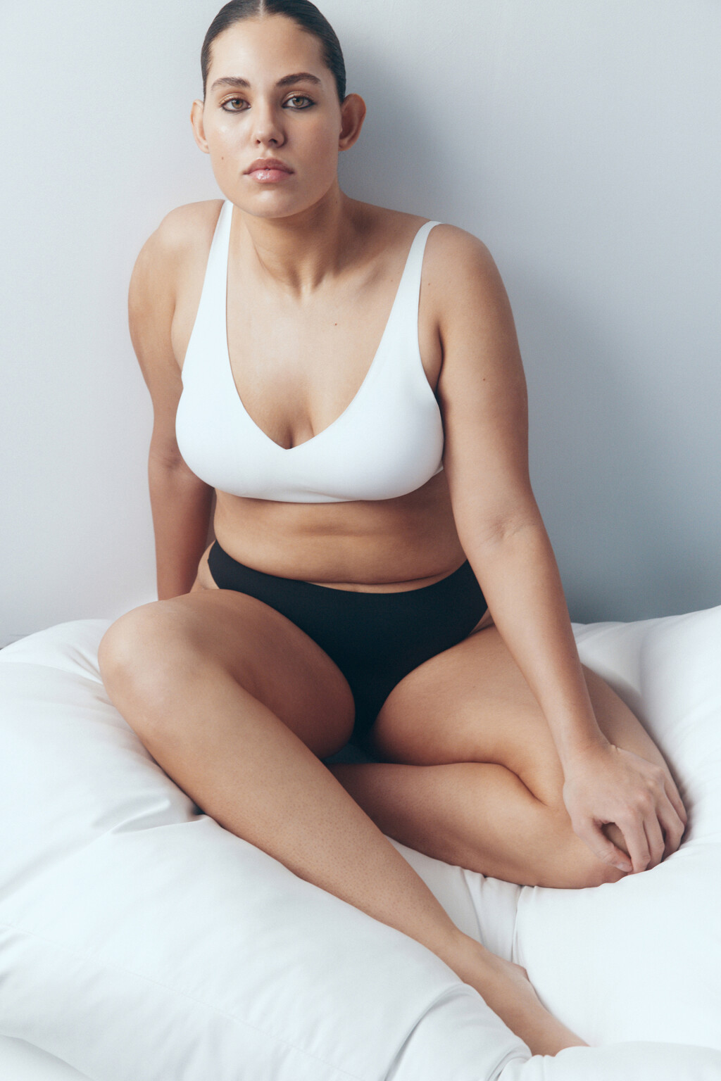 Бюстгальтер-бра с корректирующим эффектом - цвет белый - 5