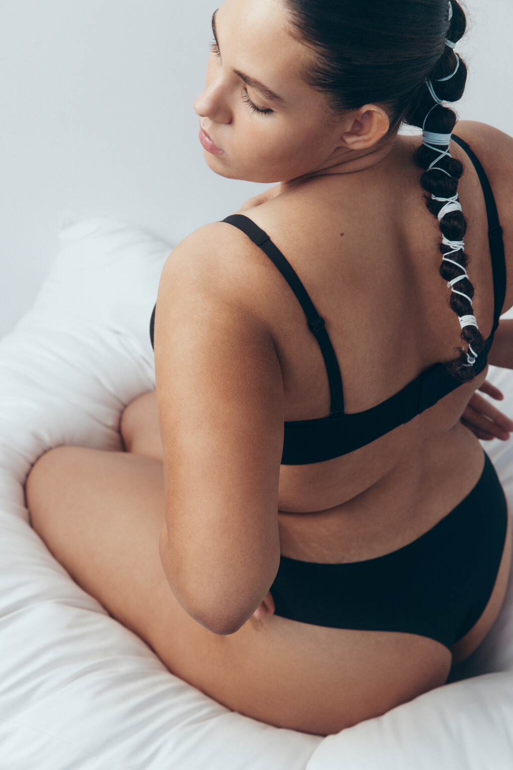 Трусы-бразильяна с корректирующим эффектом - цвет черный - 7