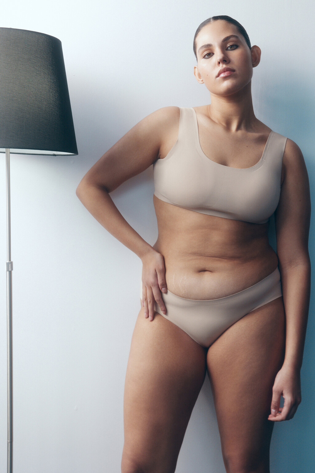 Трусы-слипы с корректирующим эффектом - цвет бежевый - 5