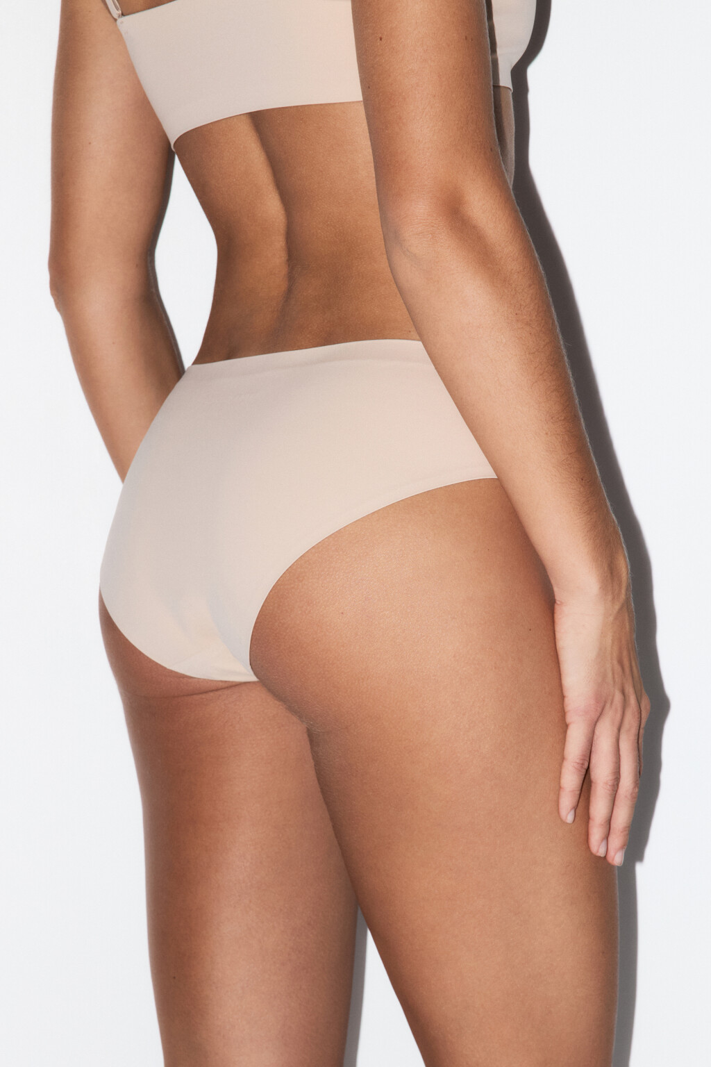 Трусы-слипы с корректирующим эффектом - цвет бежевый - 3