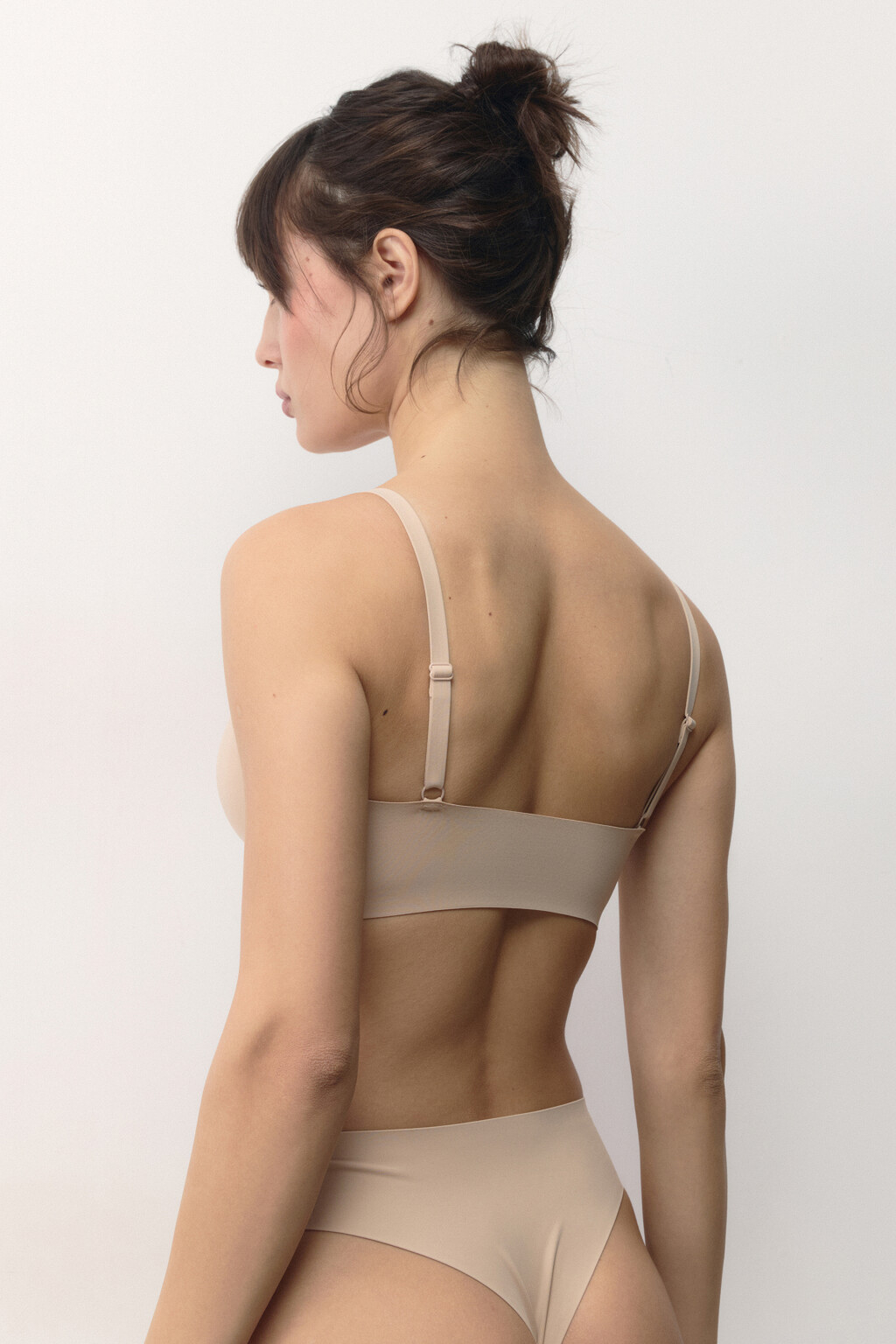 Бюстгальтер-топ с корректирующим эффектом - цвет бежевый - 3
