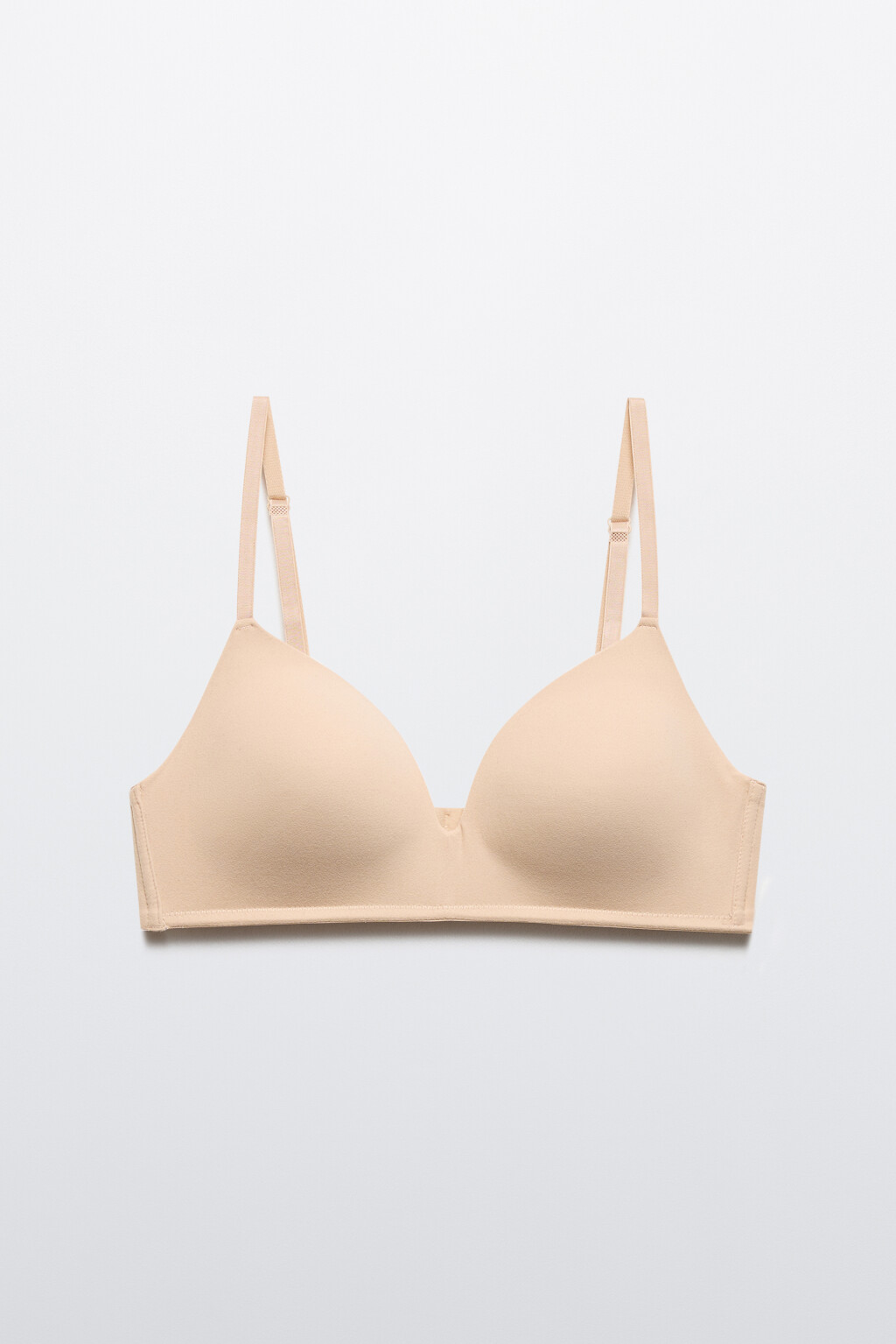 Бюстгальтер-бра базовый с peach-эффектом - цвет бежевый - 5
