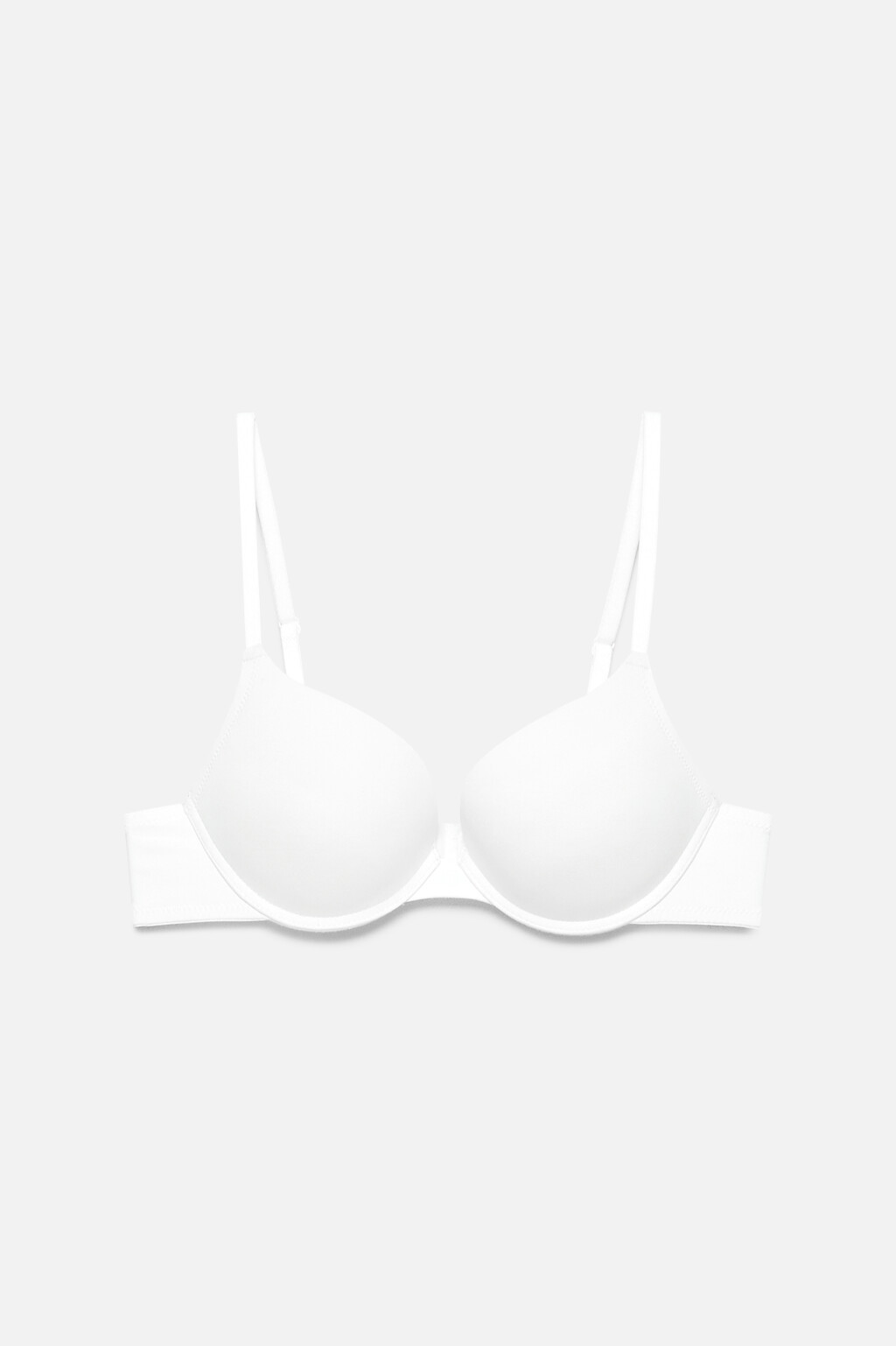 Бюстгальтер-бра POLYPUSHUP гладкий c пуш-ап - цвет белый - 4