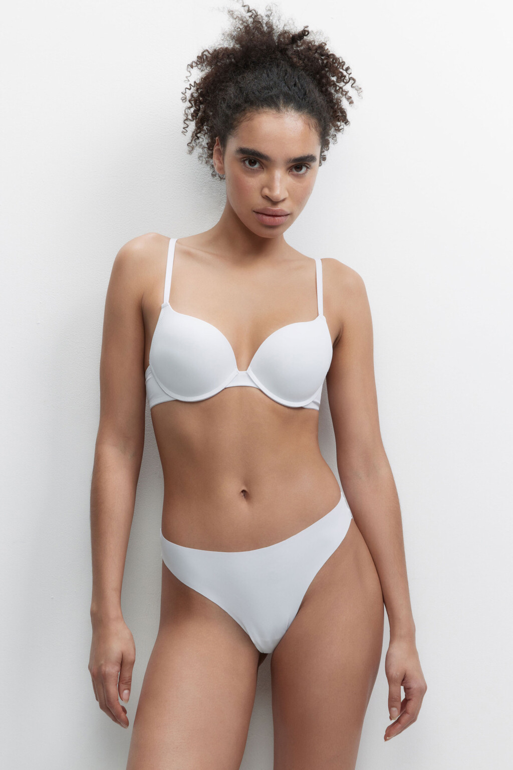 Бюстгальтер-бра POLYPUSHUP гладкий c пуш-ап - цвет белый - 3