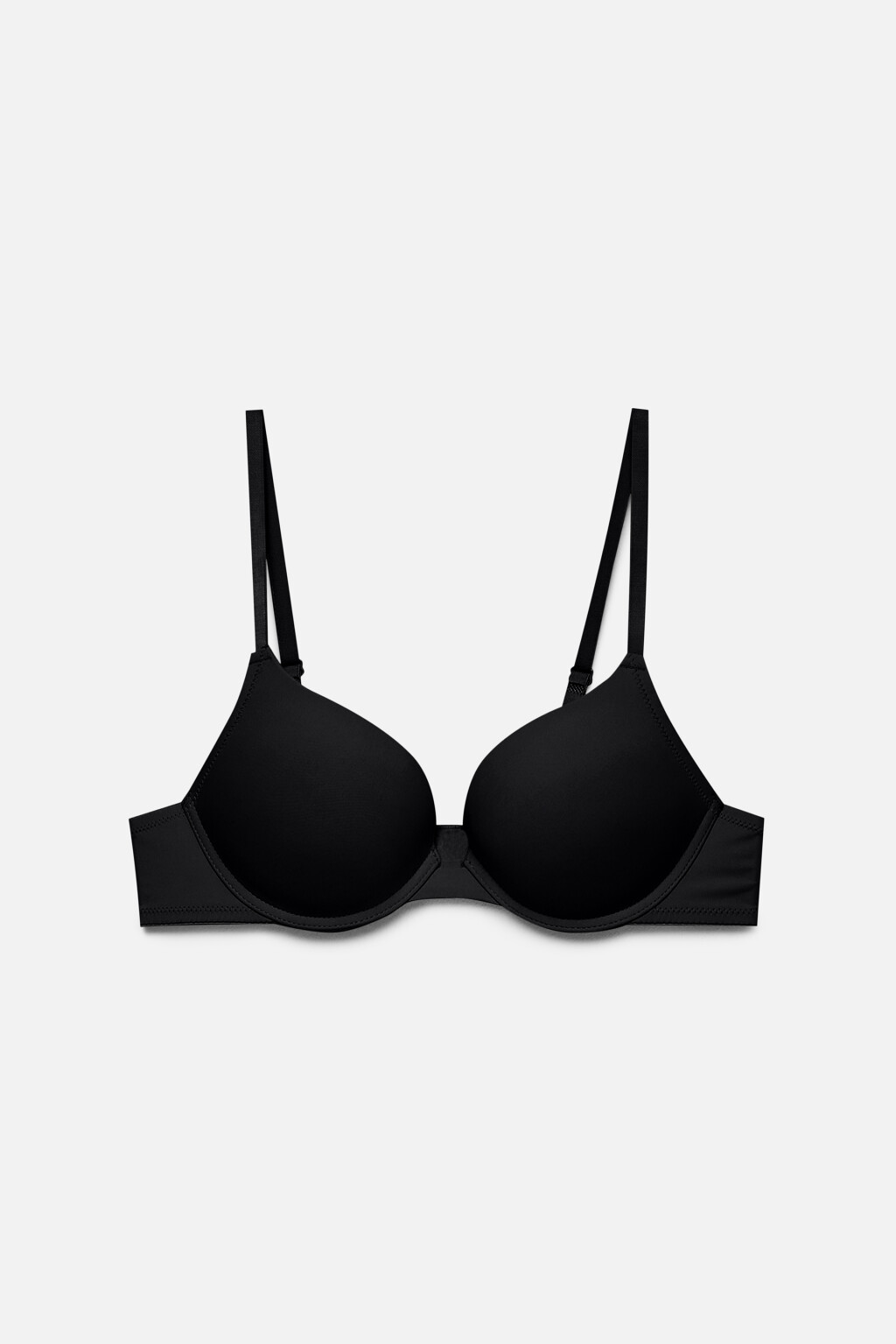 Бюстгальтер-бра POLYPUSHUP гладкий c пуш-ап - цвет черный - 4