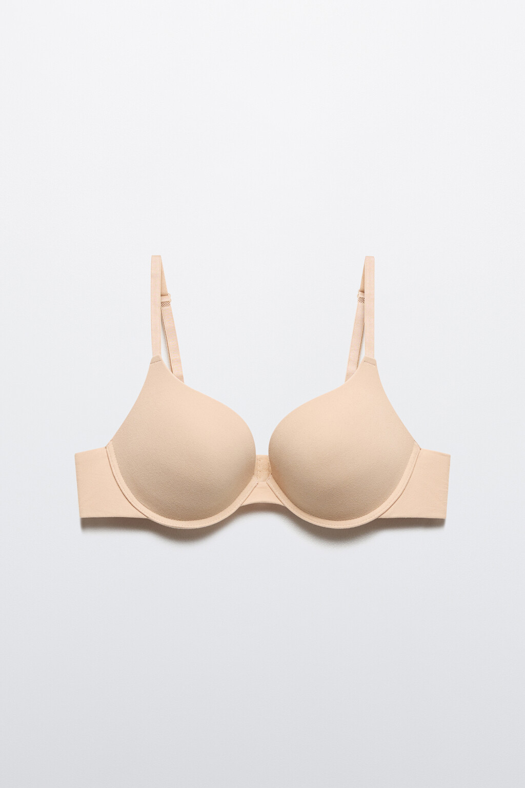 Бюстгальтер-бра базовый с peach-эффектом - цвет бежевый - 5