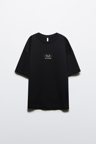 Футболка oversize удлиненная с принтом bf2522120020, цвет