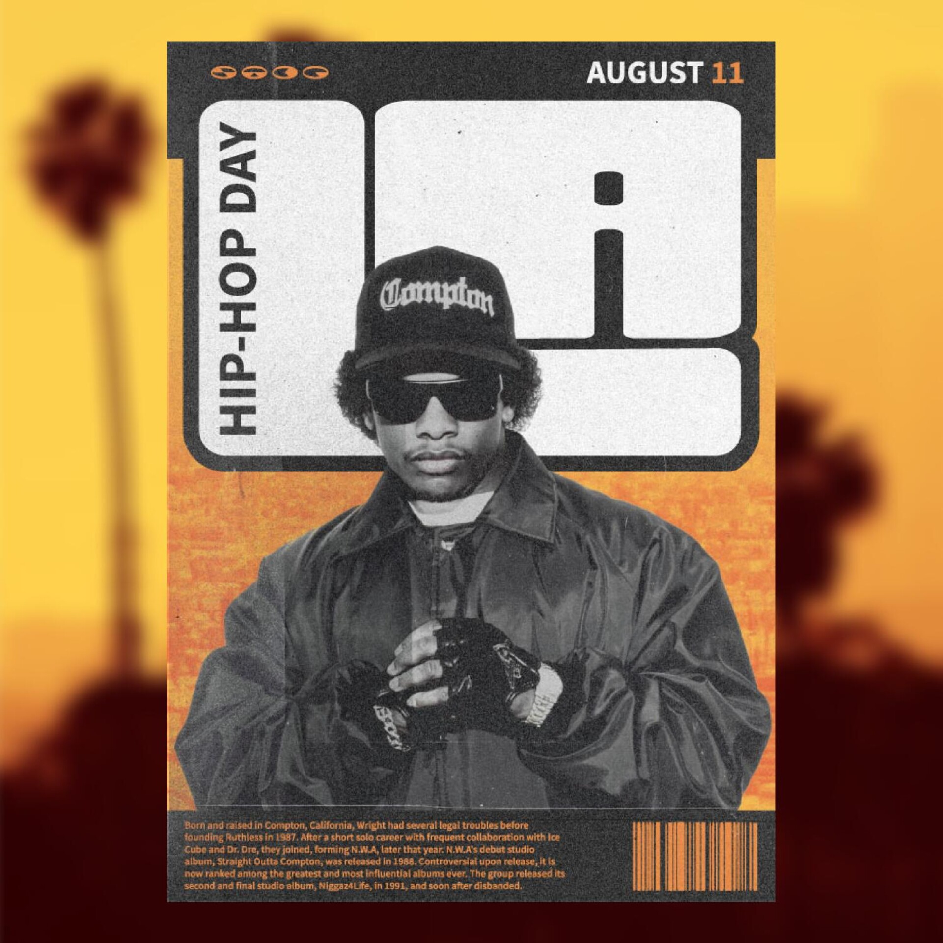 Happy hip-hop day, Eazy-e - CO:CREATE 1