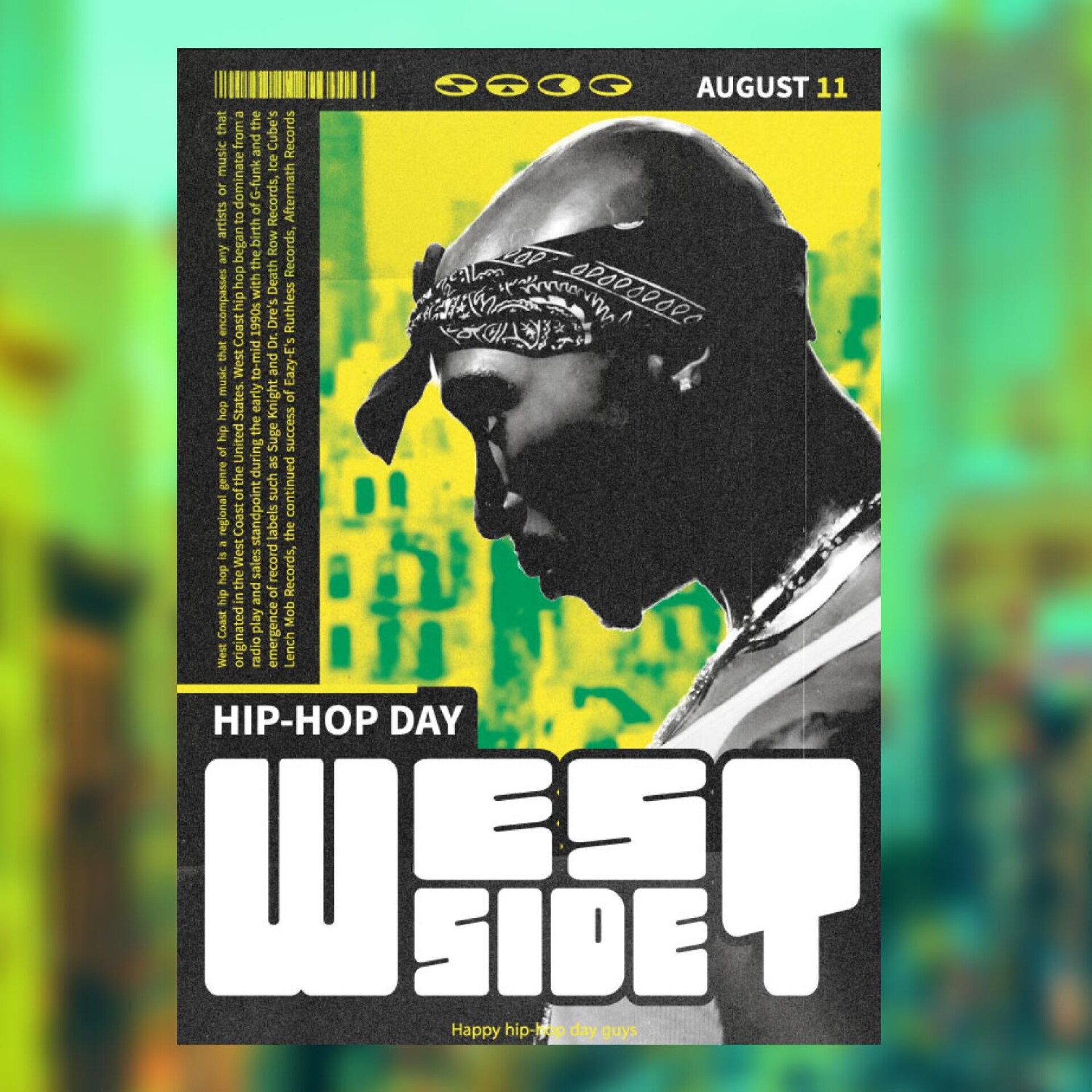 Happy hip-hop day, 2pac - CO:CREATE 1