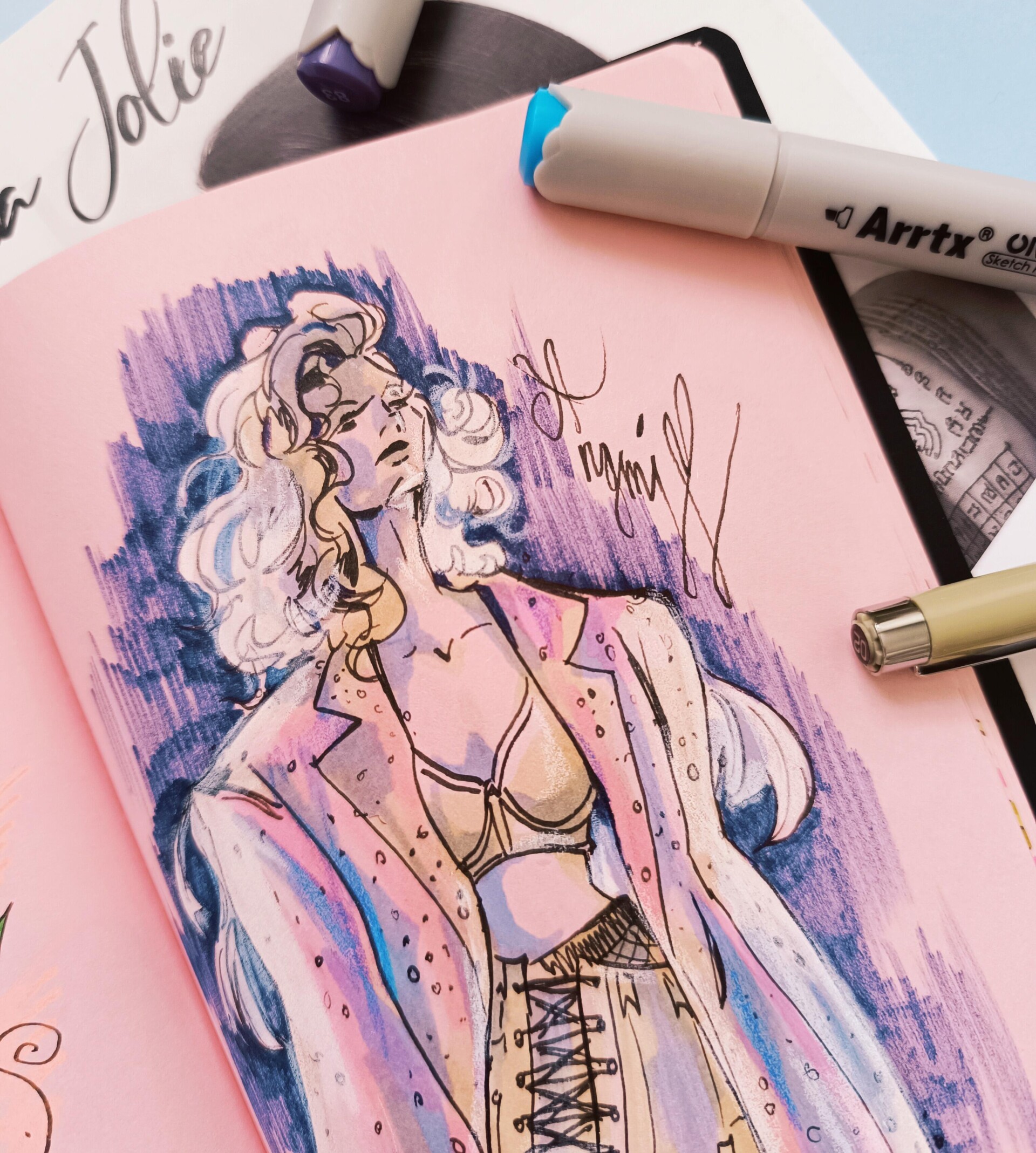 фэшн скетчинг больше света - CO:CREATE