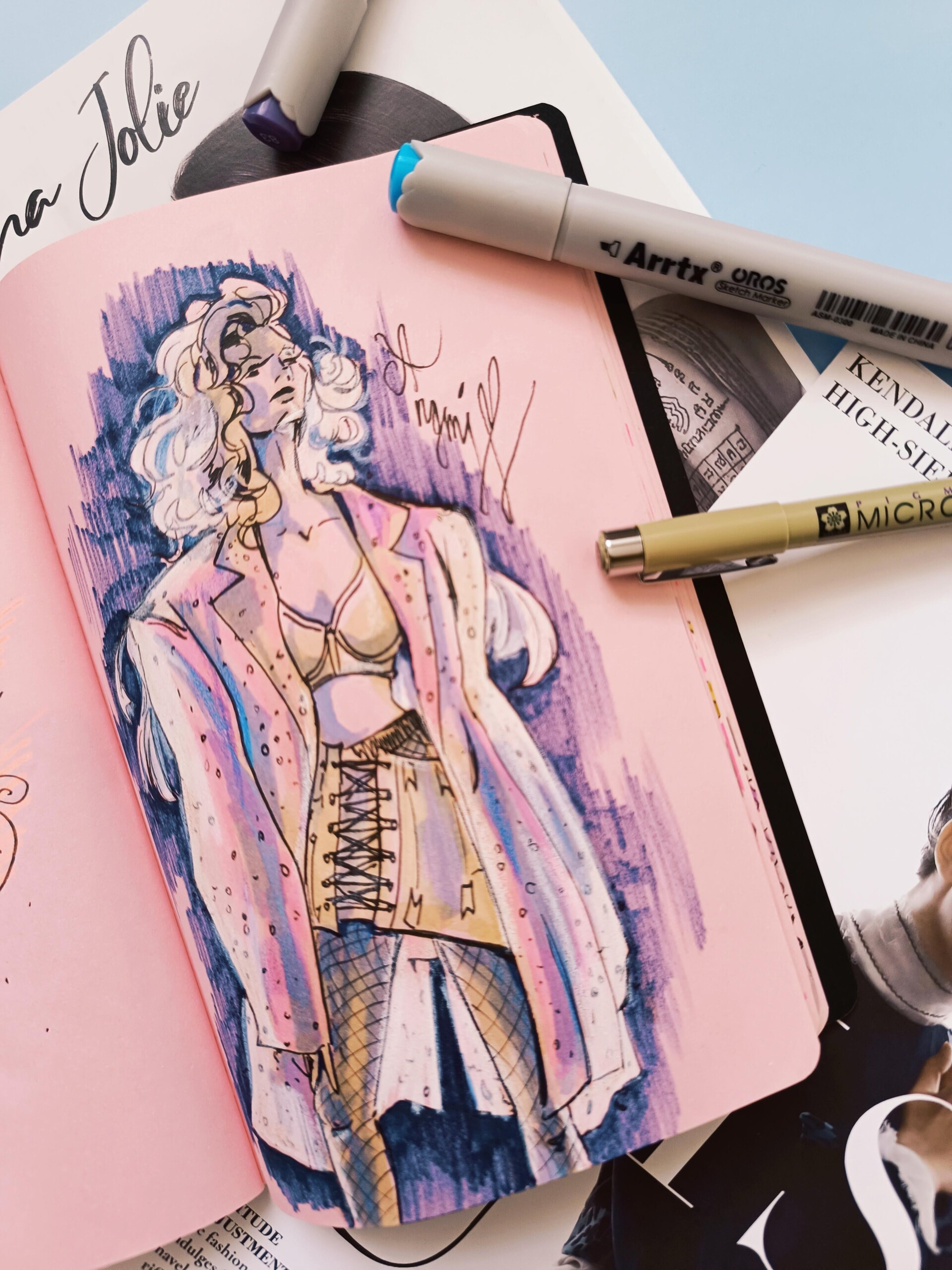 фэшн скетчинг больше света - CO:CREATE 2