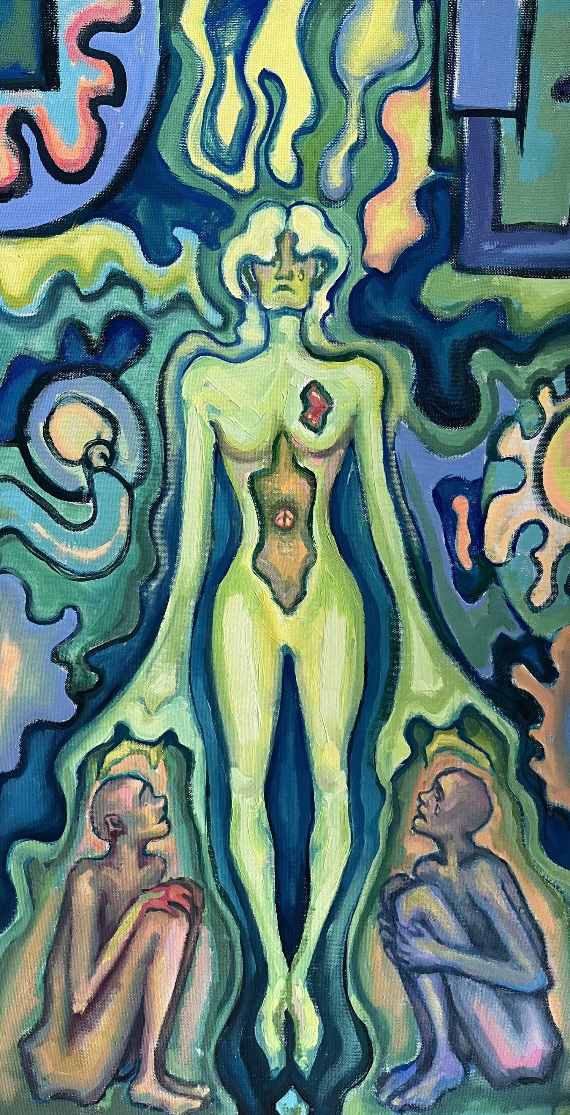 «МИР», картон, масло. •2023• - CO:CREATE 1