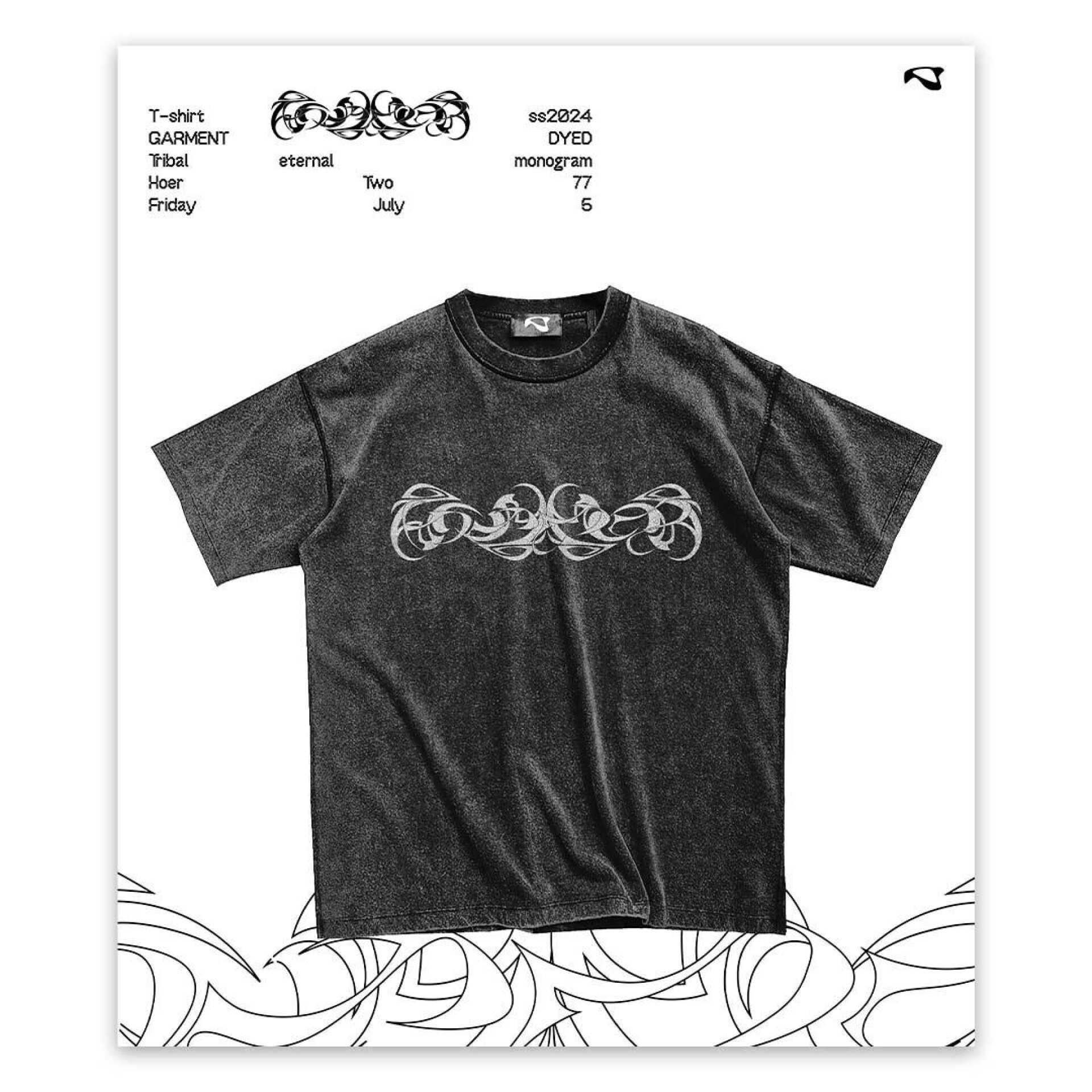 T-shirt ETERNAL  MONOGRAM - CO:CREATE 1