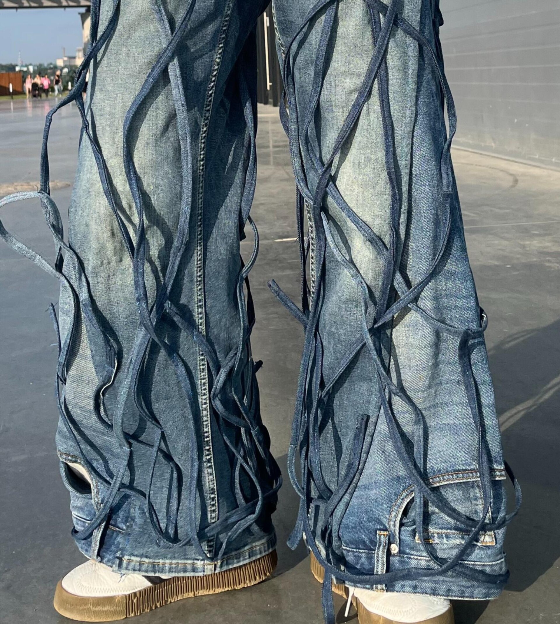 UPCYCLED KNOT JEANS - CO:CREATE