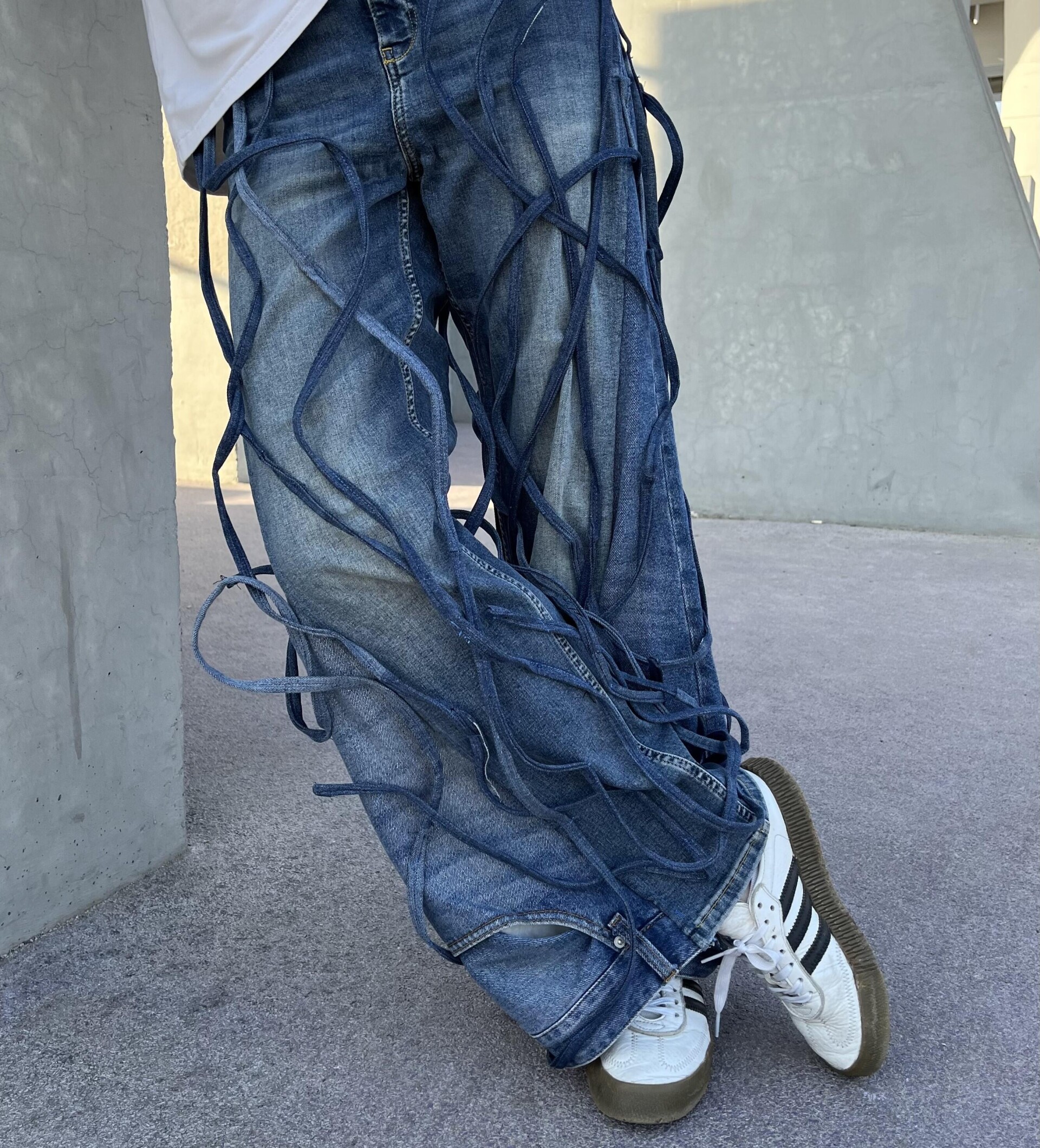 UPCYCLED KNOT JEANS - CO:CREATE 5