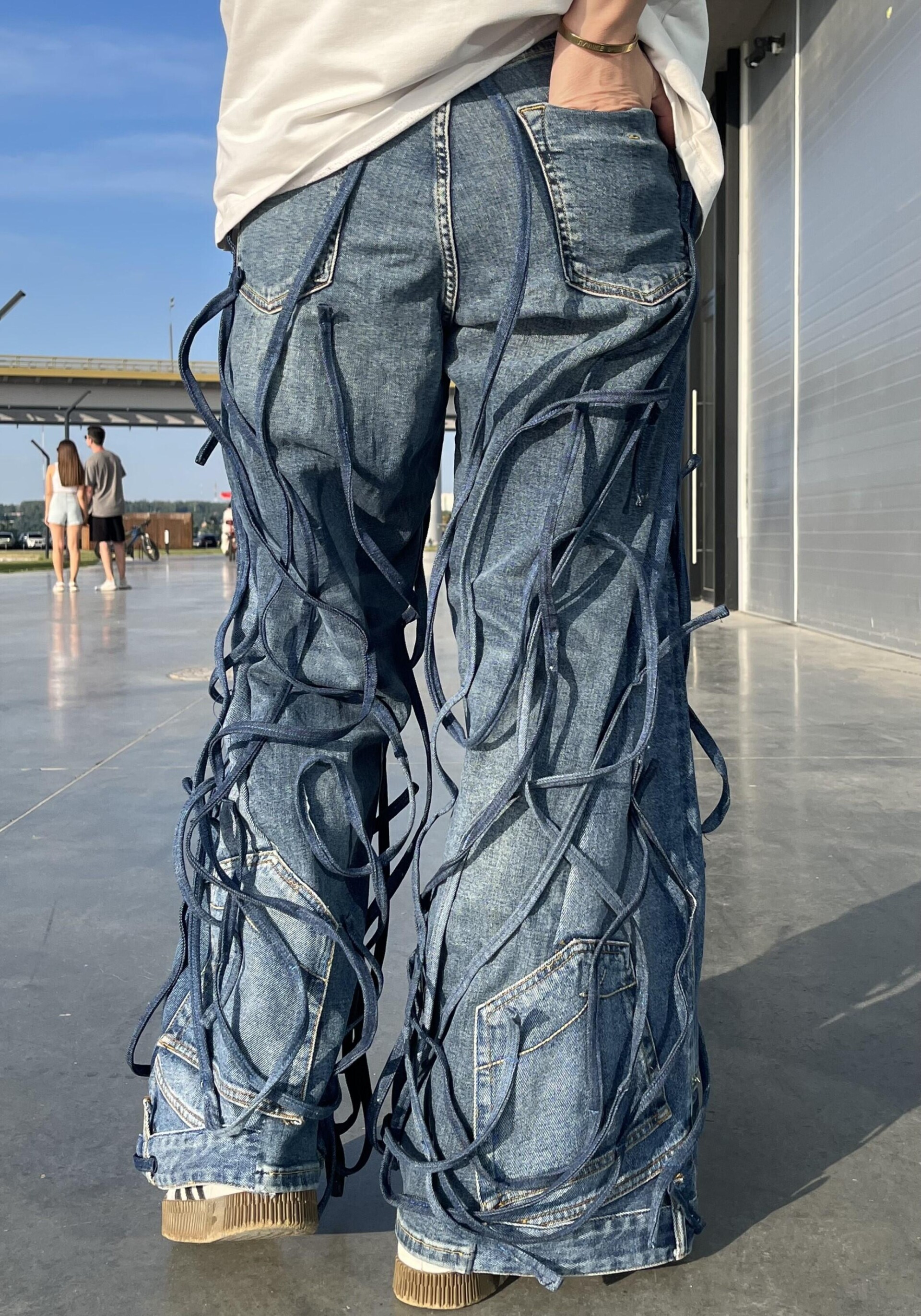 UPCYCLED KNOT JEANS - CO:CREATE 2