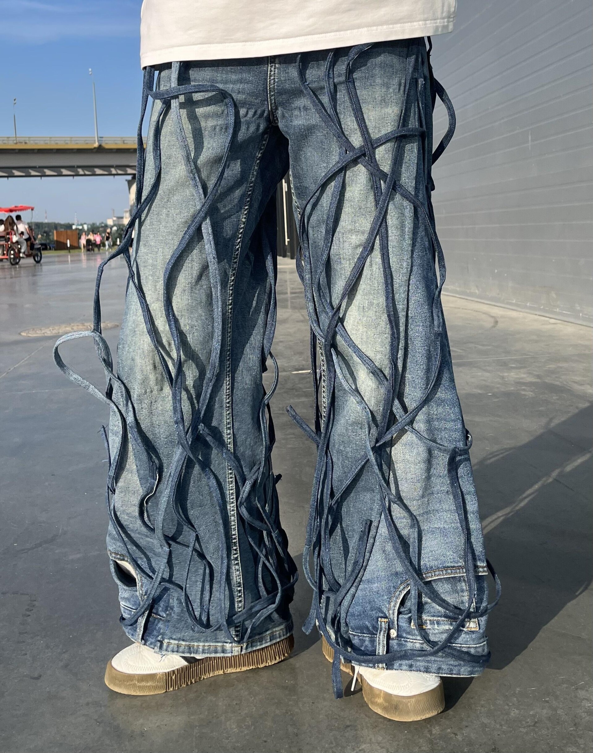 UPCYCLED KNOT JEANS - CO:CREATE 1