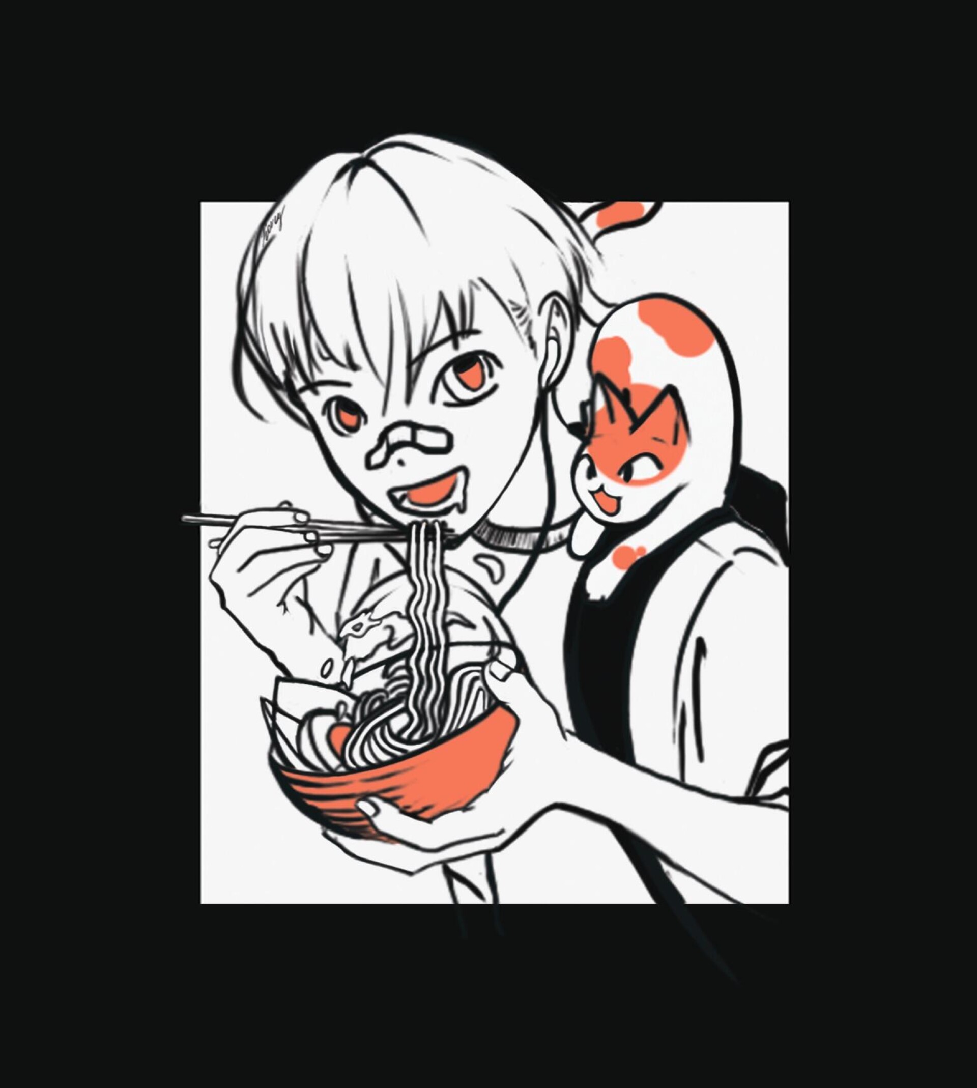 Чёрный, рыжий, белый. - CO:CREATE