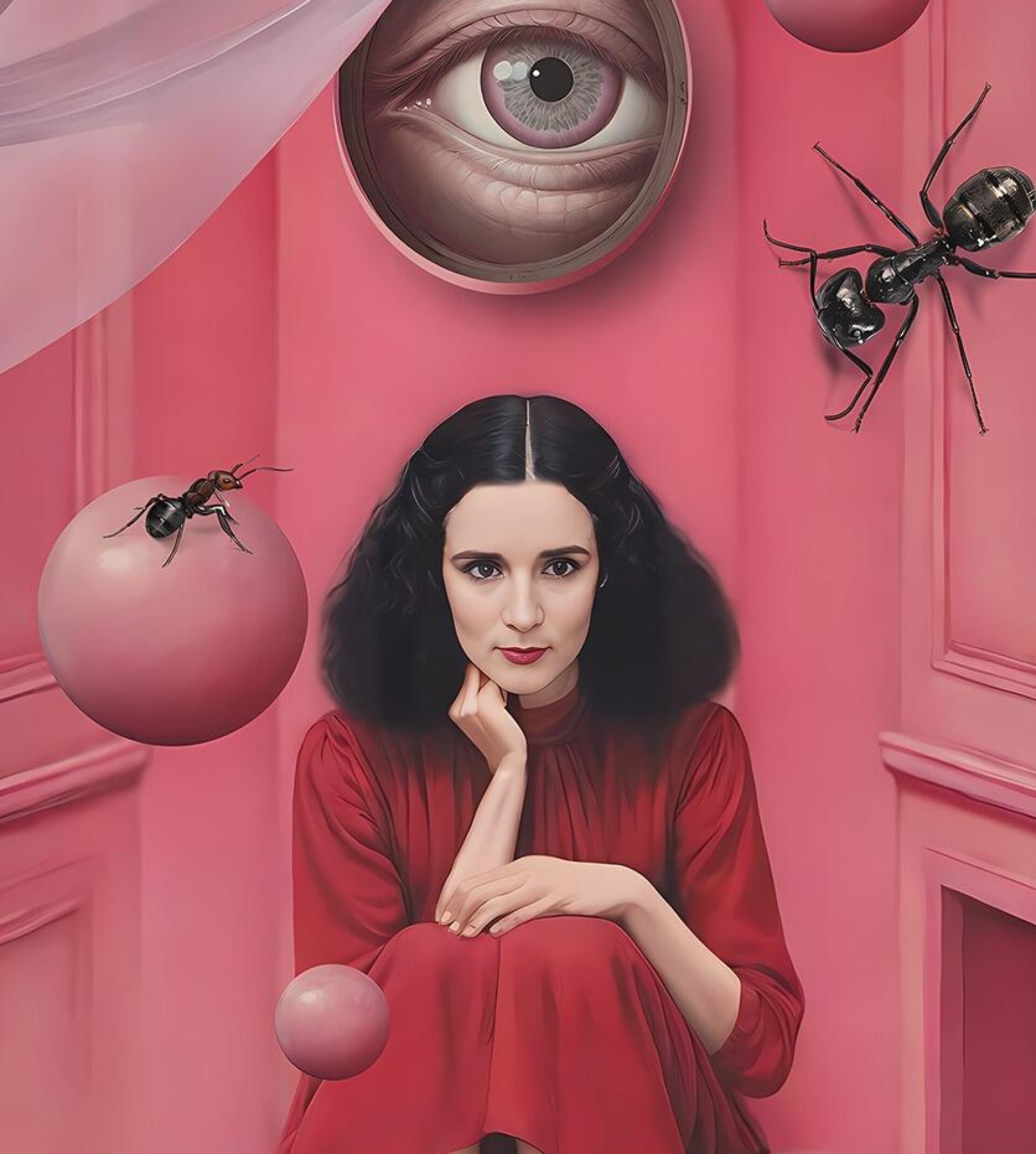 Автопортрет в розовых тонах - CO:CREATE