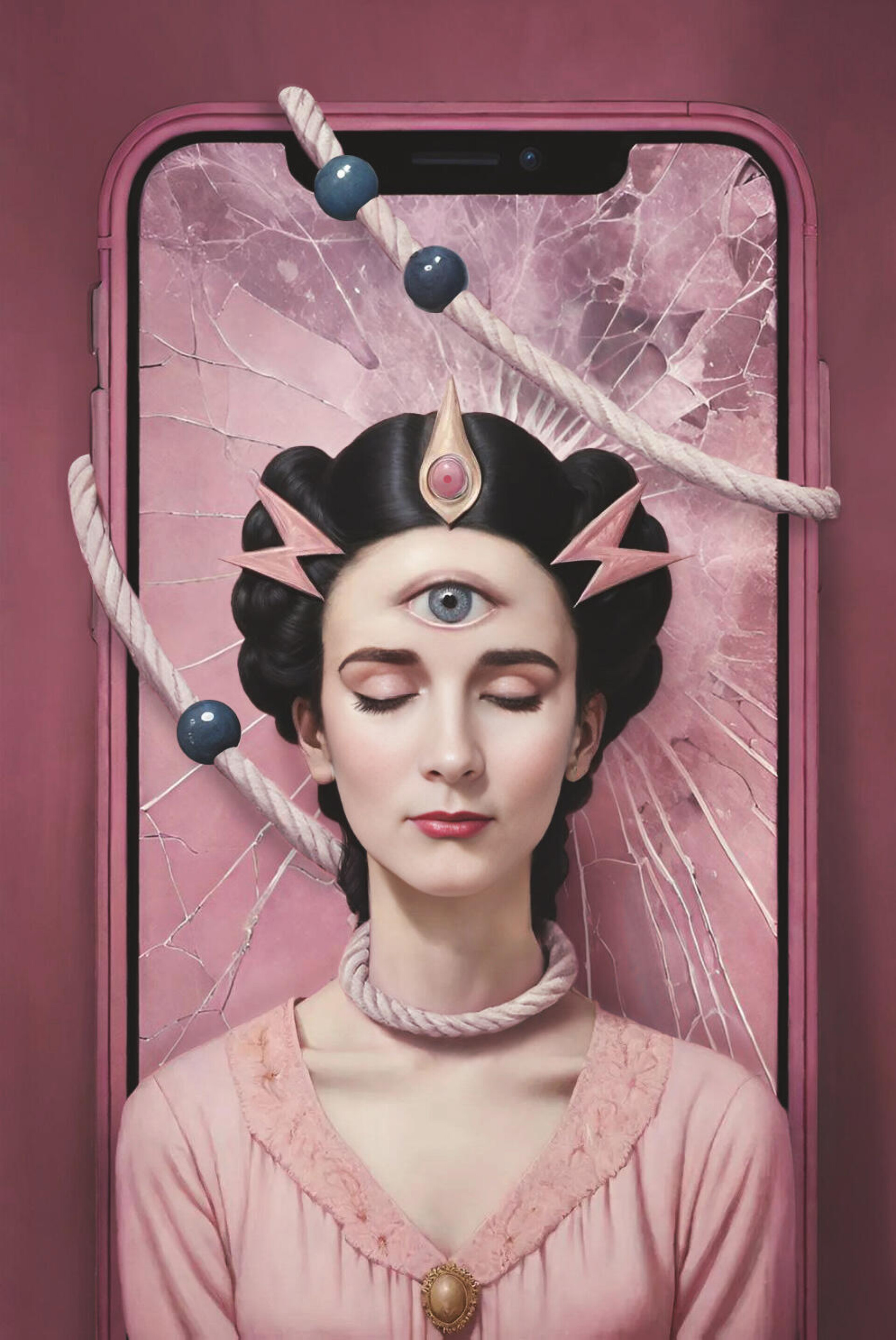 Автопортрет в розовых тонах - CO:CREATE 2