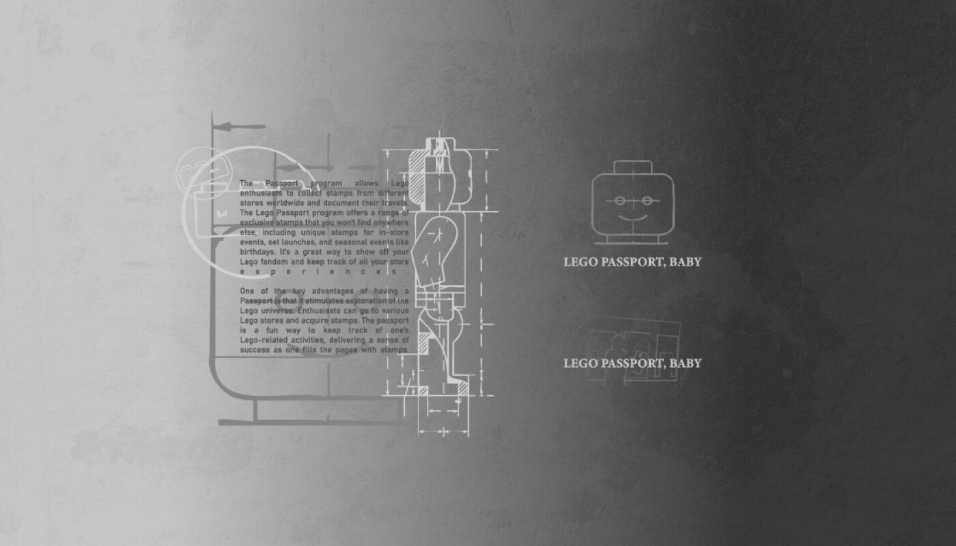 LEGO PASSPORT grunge prints - CO:CREATE 4