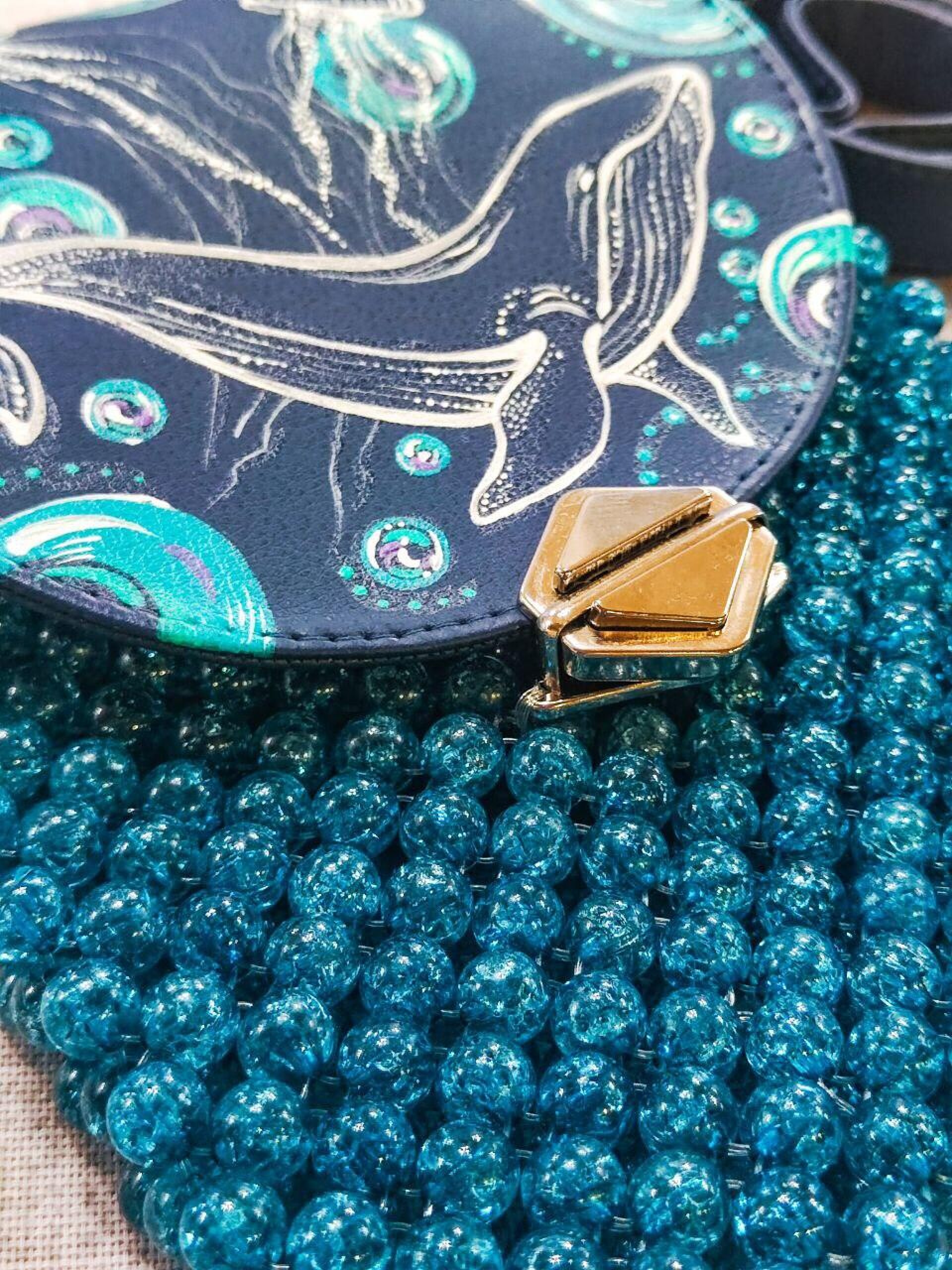 Морская сумка-карман из бусин - CO:CREATE 3