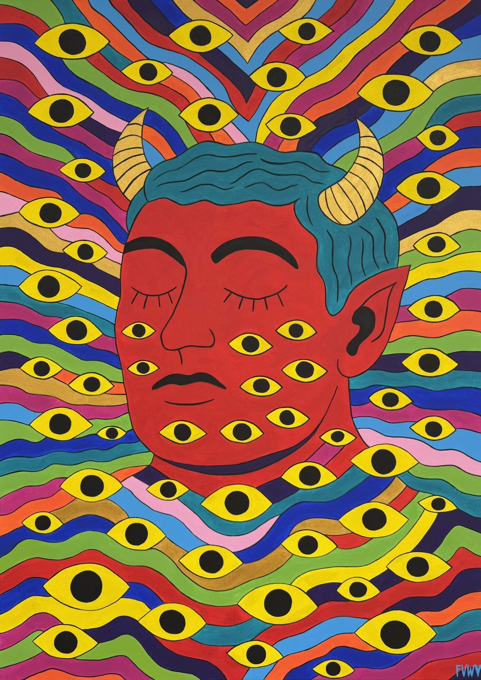 Спящий демон (Картина из Цикла из 11 картин) - CO:CREATE 1