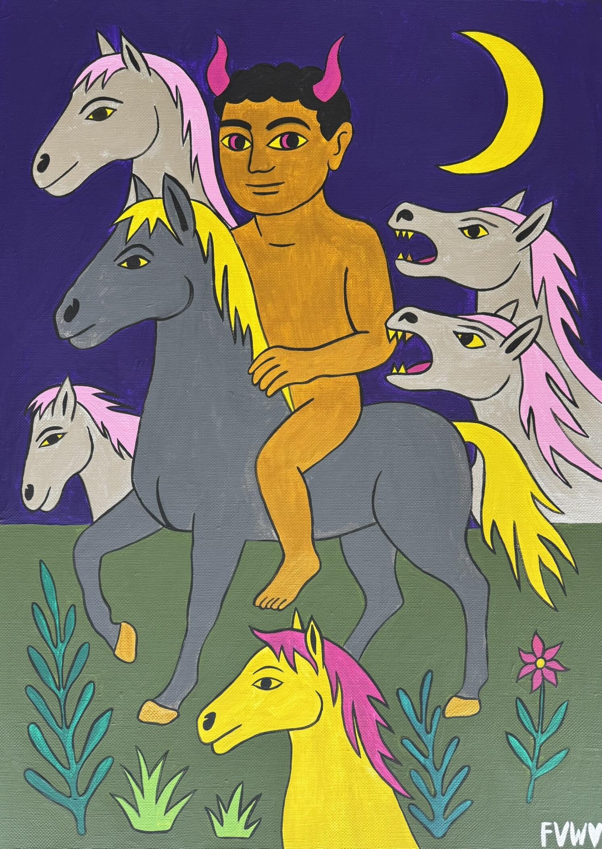 Всадник (Картина из Цикла из 11 картин) - CO:CREATE 1