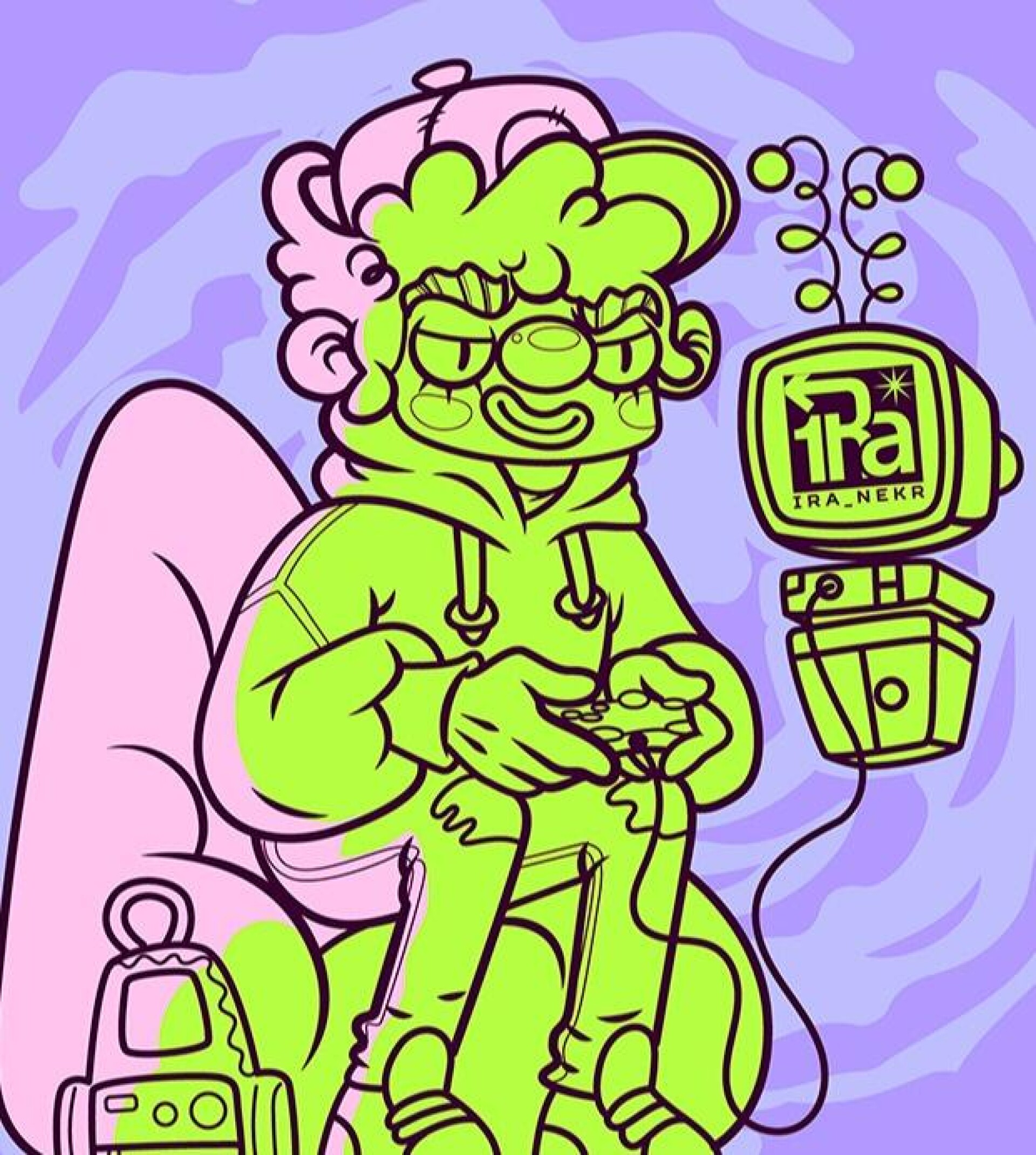 Клоун играет в приставку :) - CO:CREATE