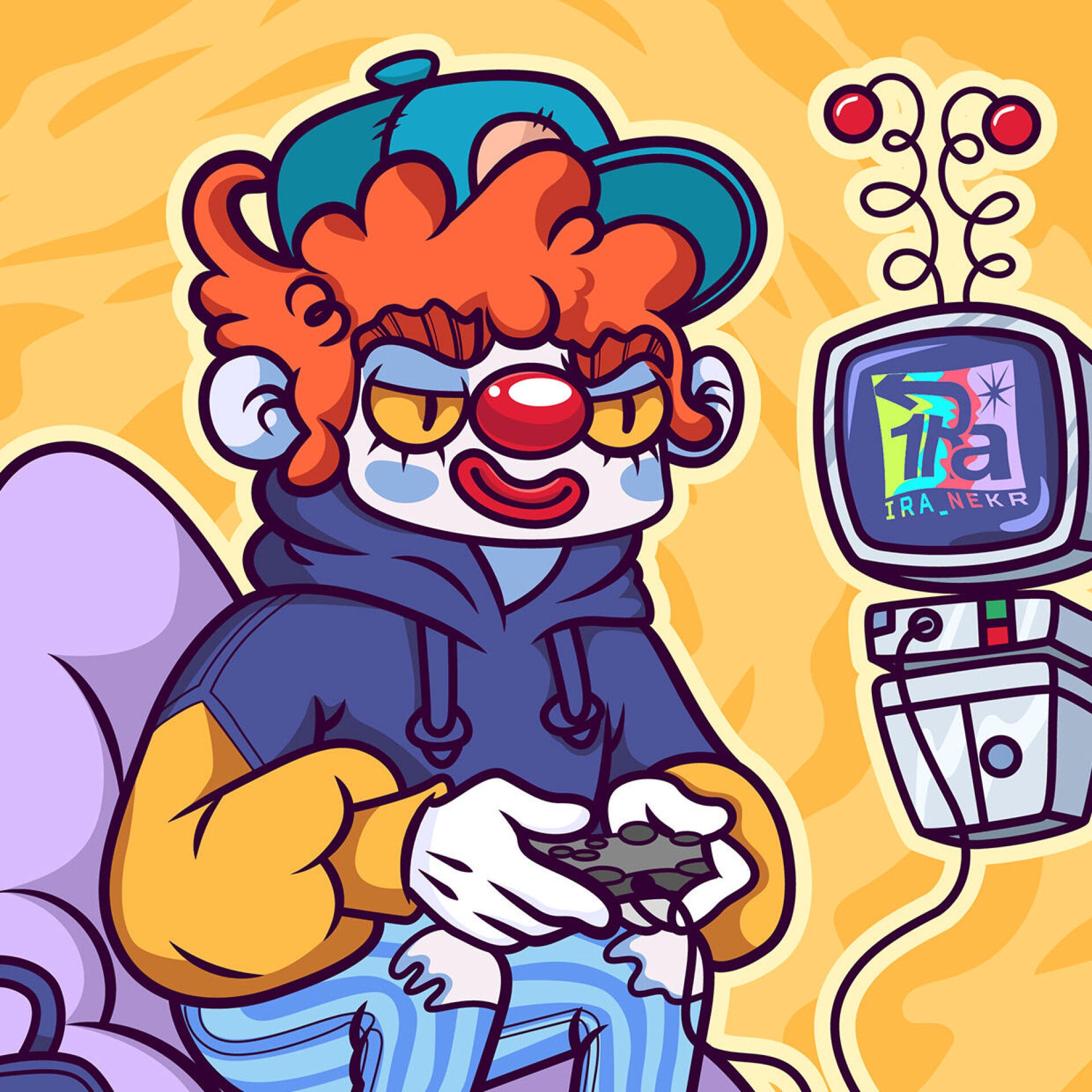 Клоун играет в приставку :) - CO:CREATE 3