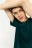 футболка хлопковая oversize - цвет зеленый - 4