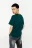 футболка хлопковая oversize - цвет зеленый - 5