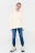 свитшот утепленный oversize из хлопка - цвет белый - 4