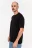Футболка хлопковая oversize с эффектом потертости - цвет черный - 2