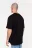 Футболка хлопковая oversize с эффектом потертости - цвет черный - 3