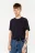 Футболка хлопковая oversize с эффектом потертости - цвет синий - 2