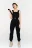 полукомбинезон женский - цвет черный - 1