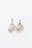 серьги - цвет белый - 1