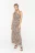 платье-сарафан длинное на одно плечо - цвет бежевый - 3