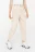брюки широкие paperbag waist с поясом - цвет бежевый - 2