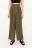 брюки-палаццо в классическом стиле с ремнем - цвет зеленый - 3
