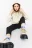 худи утепленная oversize из хлопка - цвет бежевый - 1
