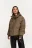 Куртка oversize на молнии с воротником-стойкой - цвет зеленый - 1