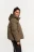 Куртка oversize на молнии с воротником-стойкой - цвет зеленый - 2