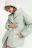 Куртка oversize на молнии с капюшоном на запах - цвет голубой - 5